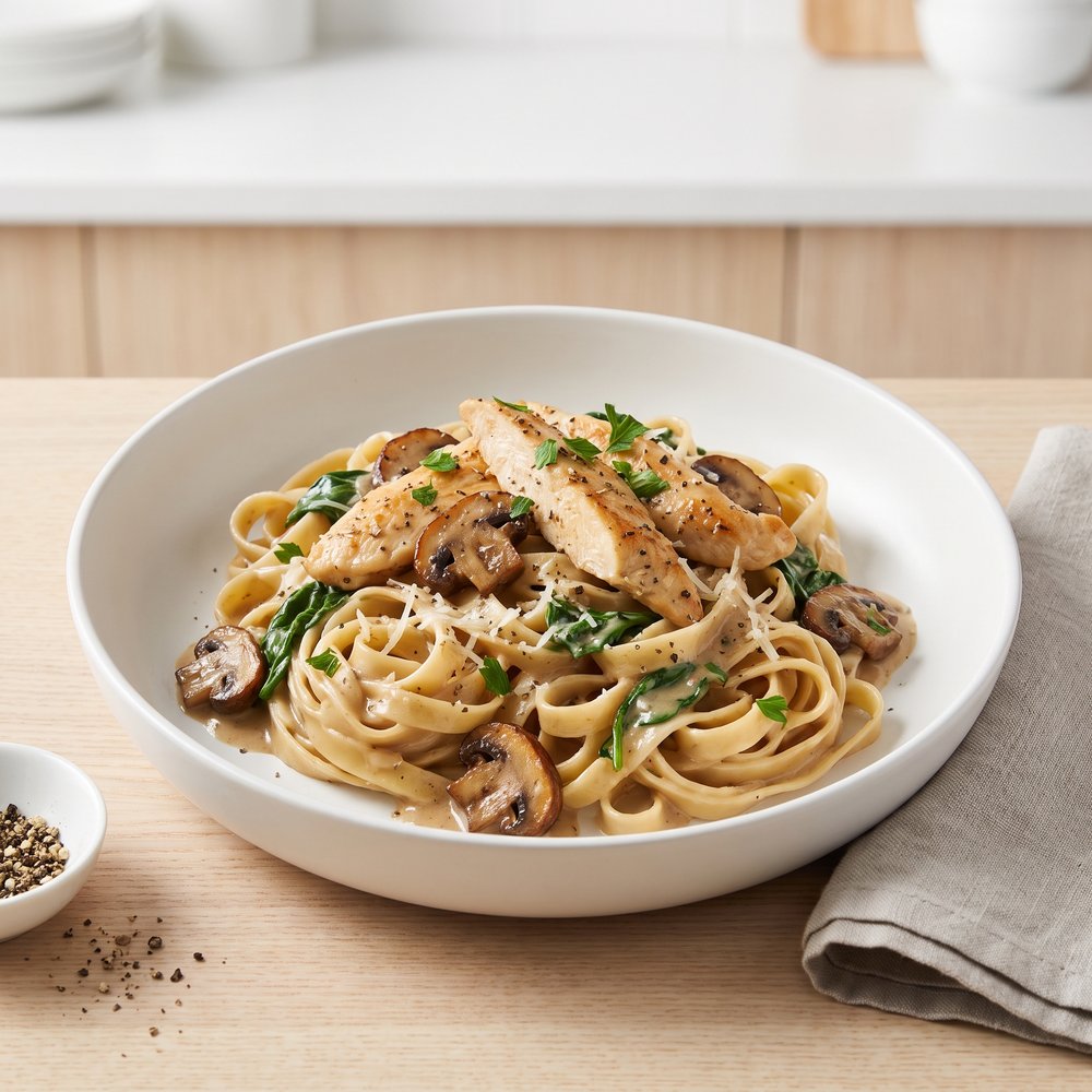 Chicken Marsala Fettuccine