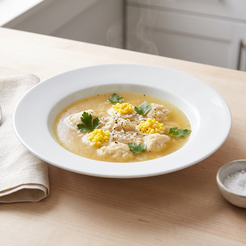 Chicken Matzo Dumpling Passover Soup