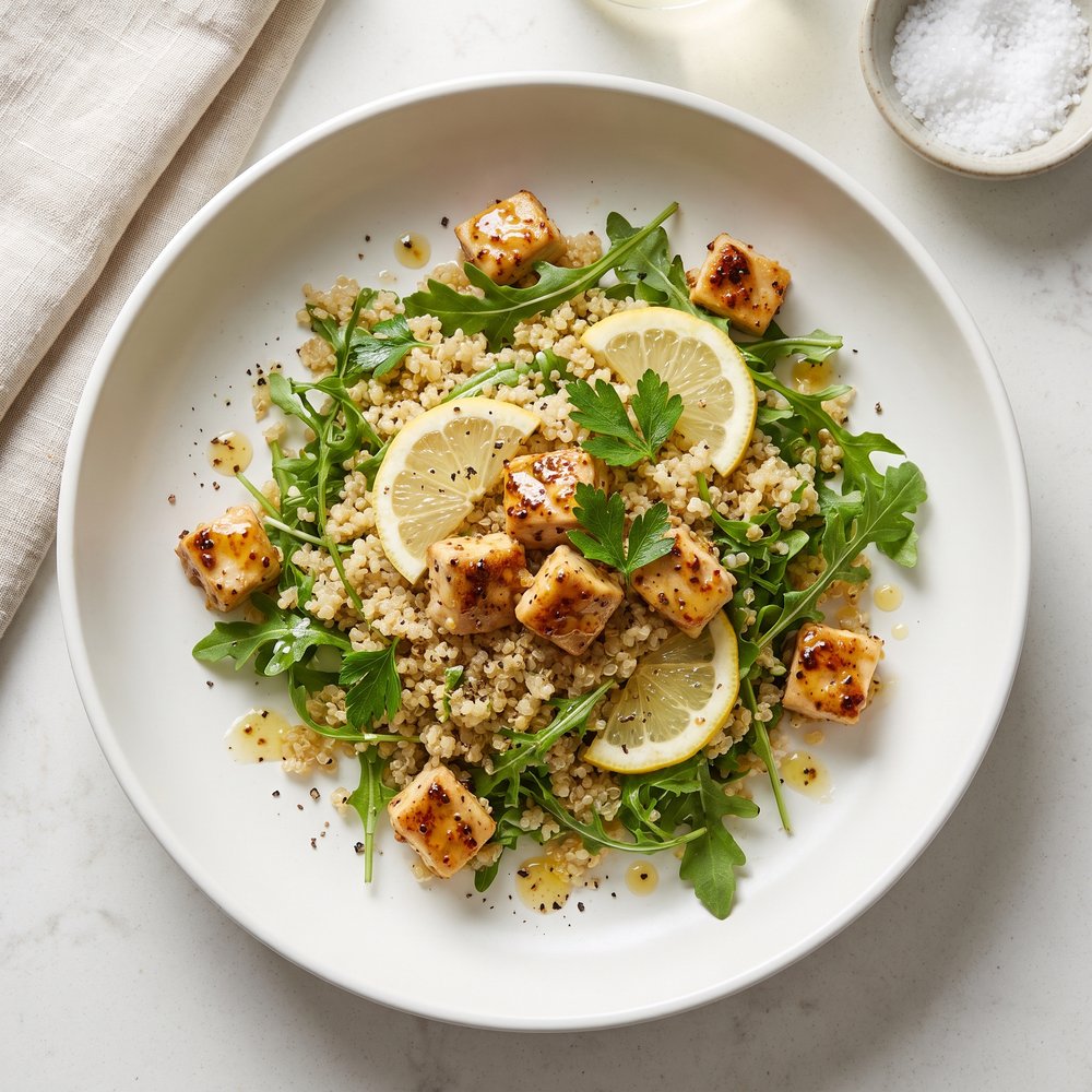 Chicken, Quinoa & Arugula Power Salad