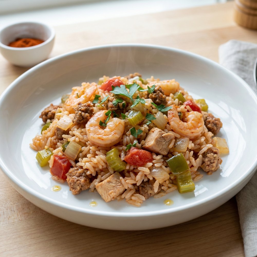 Jen’s Hearty Jambalaya