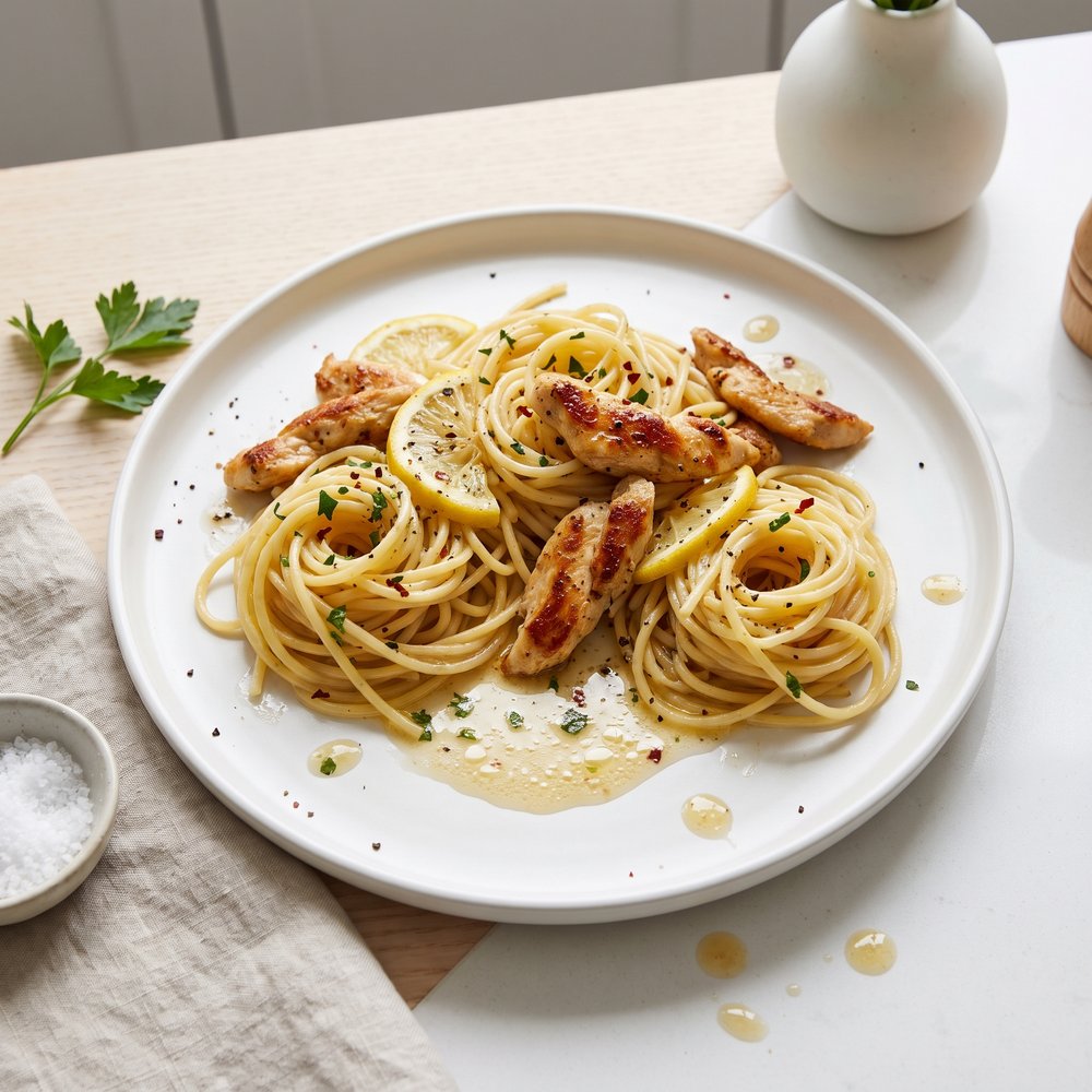 Chicken Scampi Pasta