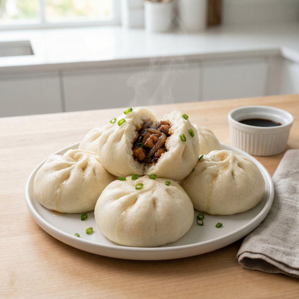 Siopao (Filipino Steamed Dumplings)