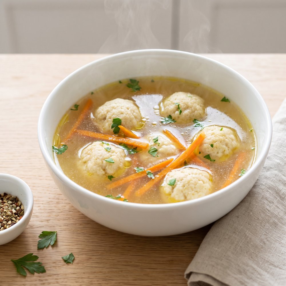Chicken Soup with Matzo Dumplings