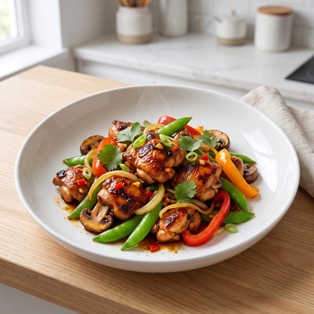 Chicken Thigh Meat Stir-Fry
