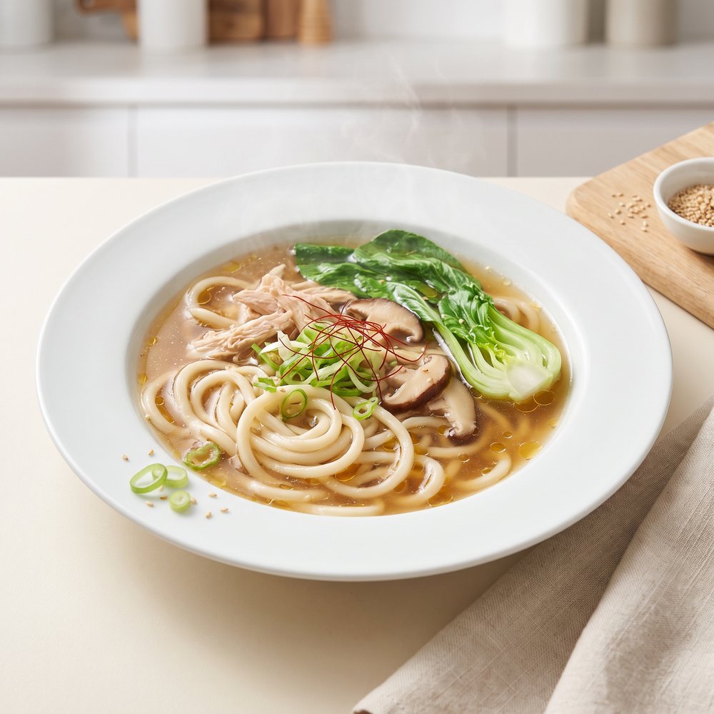 Chicken Udon Noodle Soup