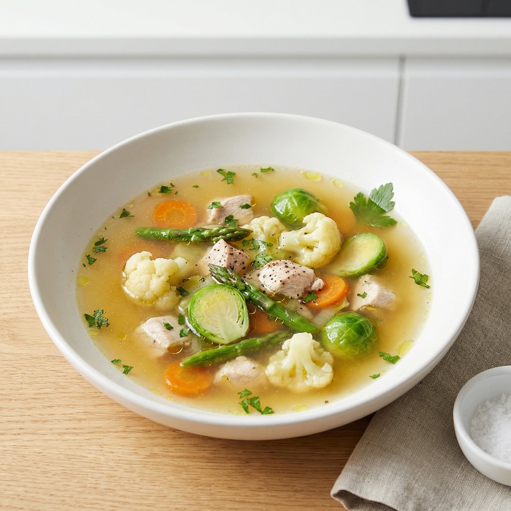 Chicken and Vegetables Soup
