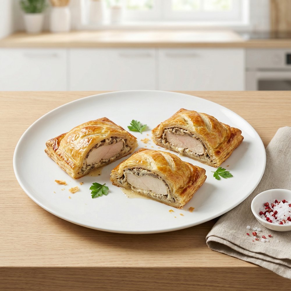 Puff Pastry Chicken Parcels