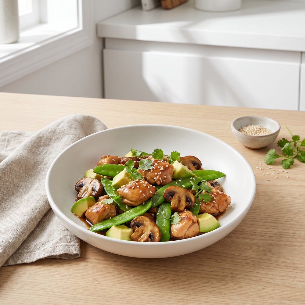 Chicken and Avocado Stir-Fry