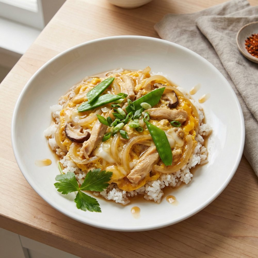 Fast Chicken and Egg Oyakodon