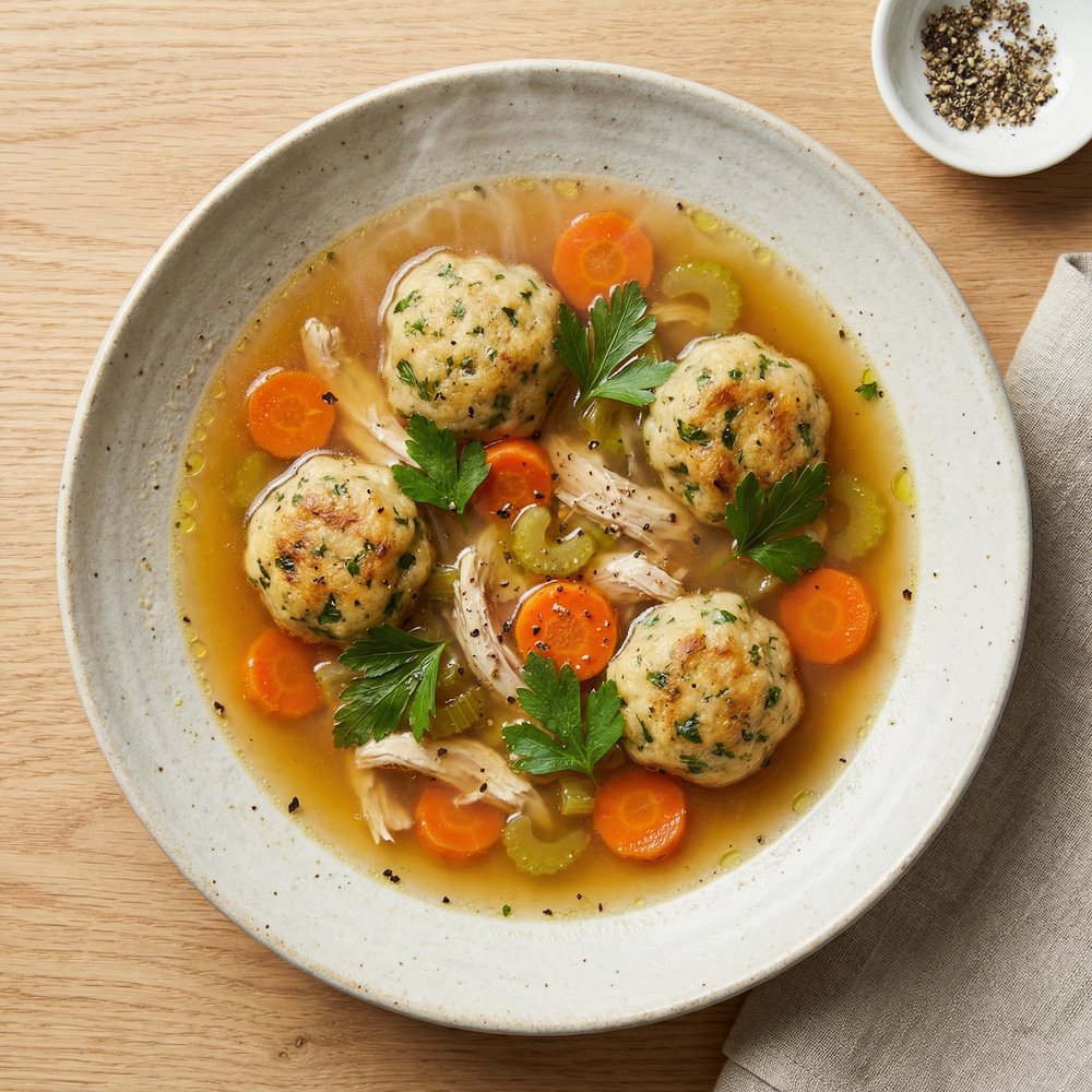 Hearty Chicken and Dumpling Soup