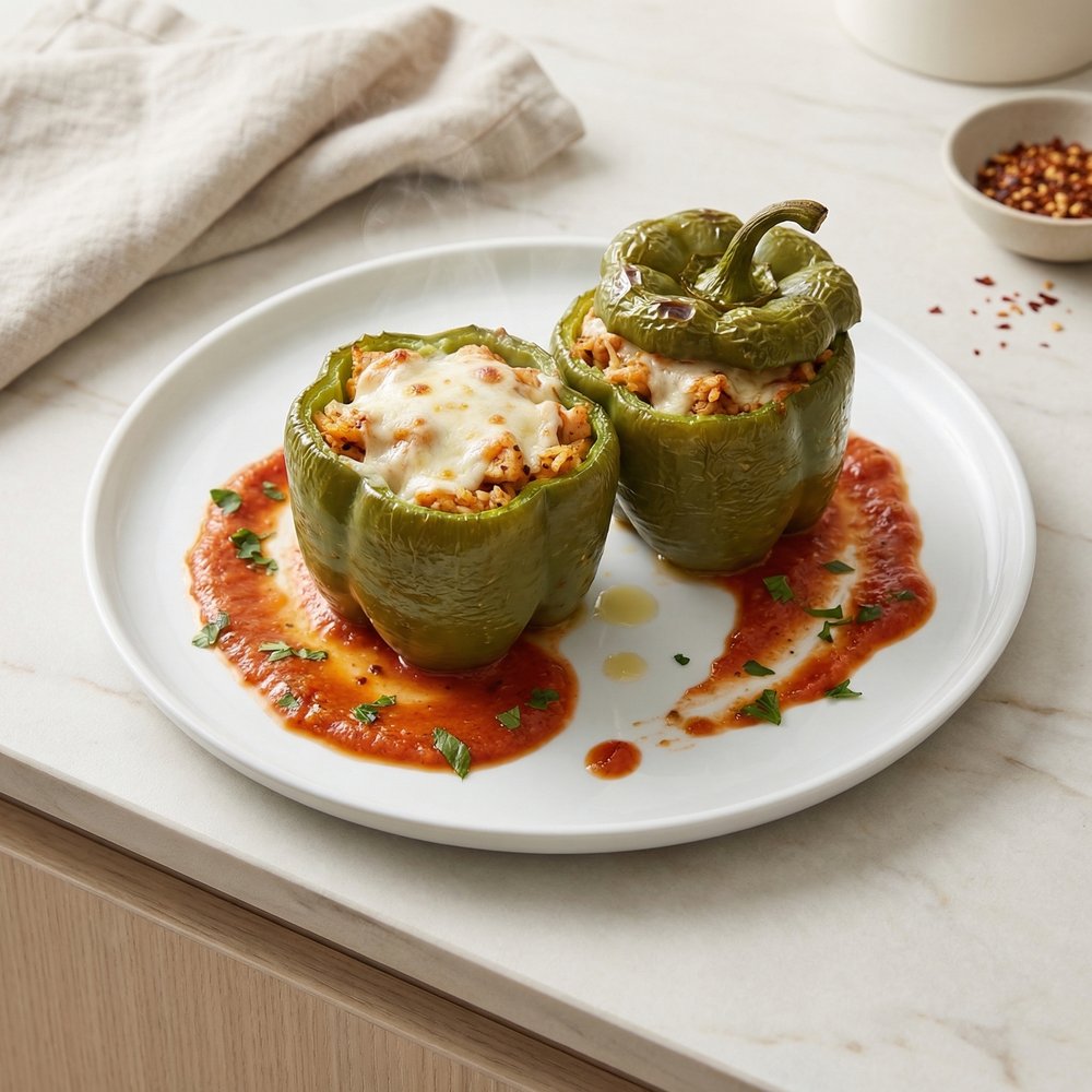 Chicken-Filled Bell Peppers