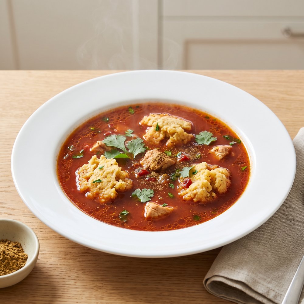 Chicken and Tamale Dumpling Soup