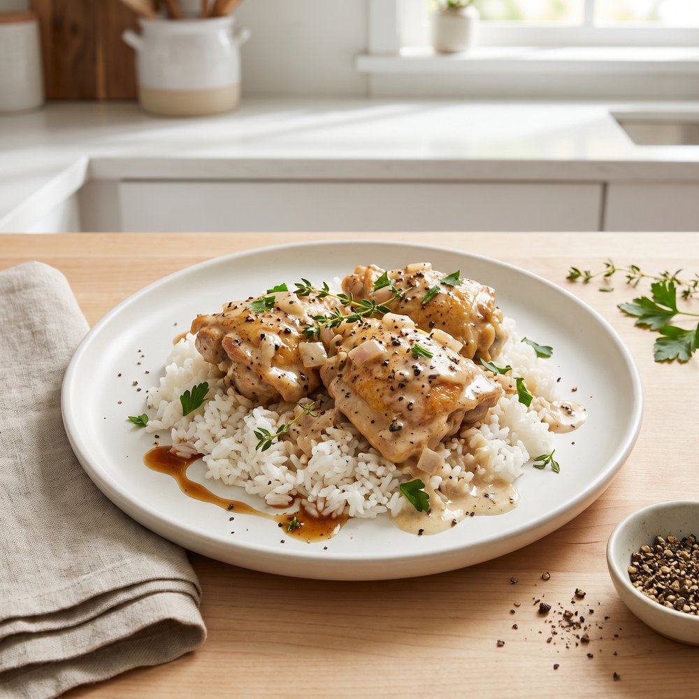 Chicken au Poivre