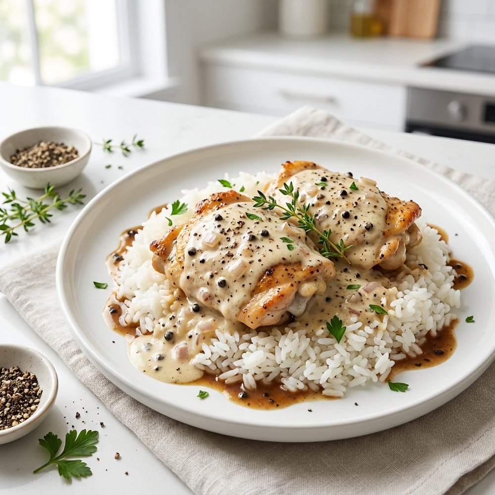 Chicken au Poivre