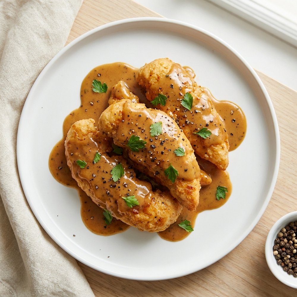 Chicken with a Creamy Marsala Sauce
