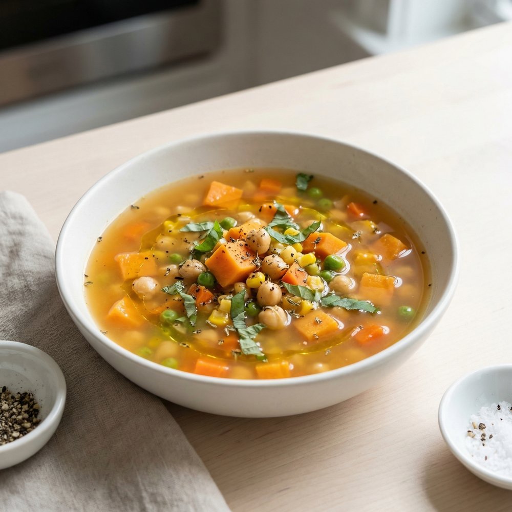 Weeknight Chickpea Soup