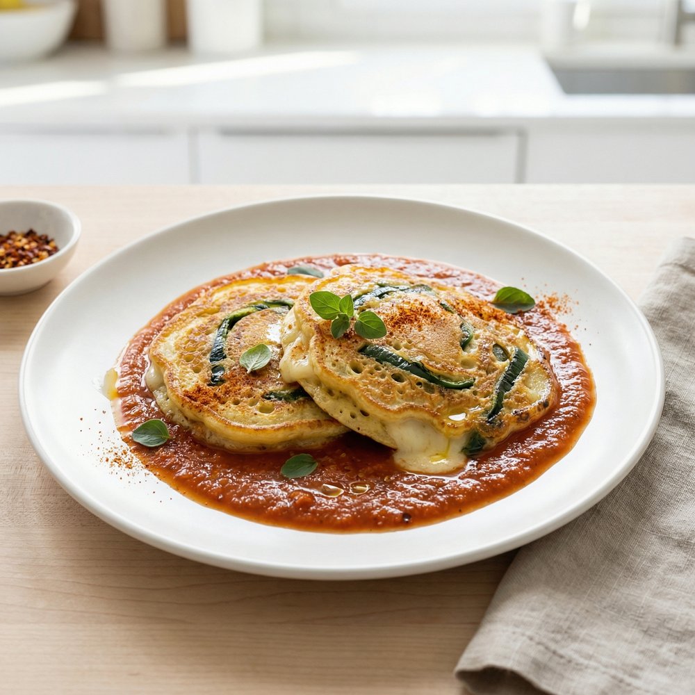 Poblano Relleno Pancakes