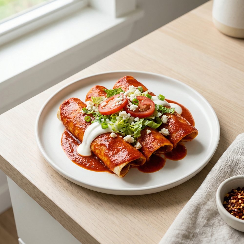 Traditional Mexican-Style Enchiladas