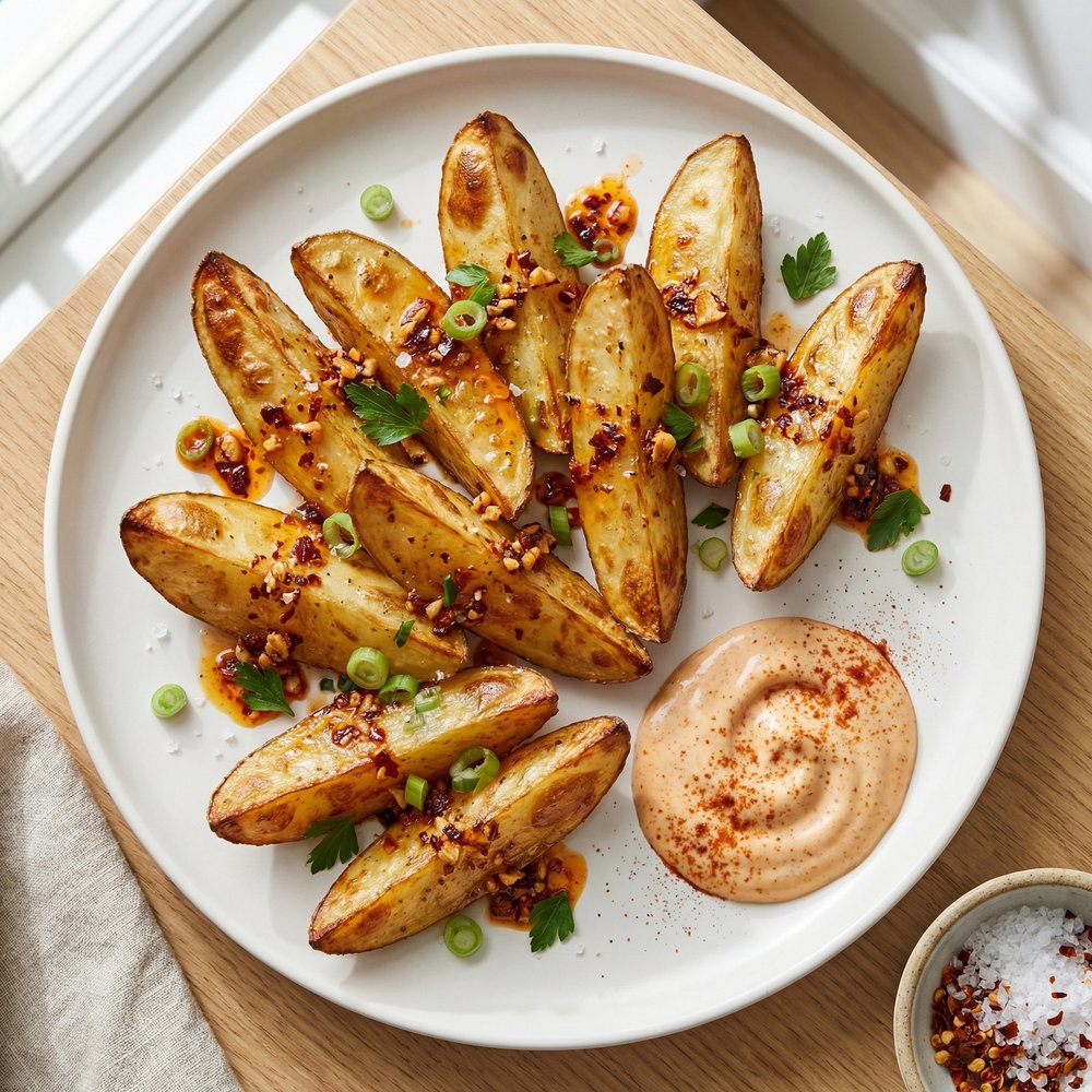 Seasoned Baked Potato Wedges