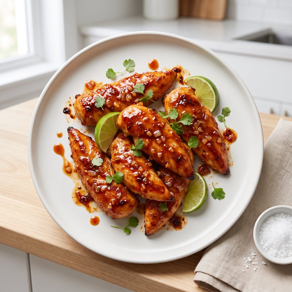Chili-Lime Baked Chicken Tenders (No Breading)