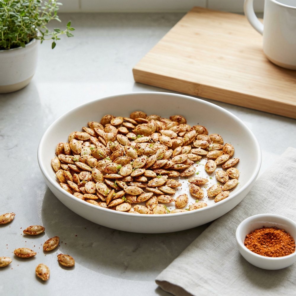 Roasted Tajin Pumpkin Seeds