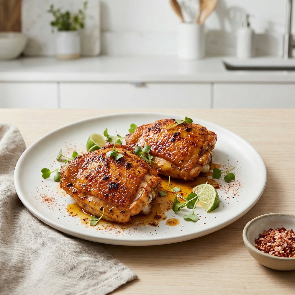 Lime-Chili Sous Vide Chicken Thighs
