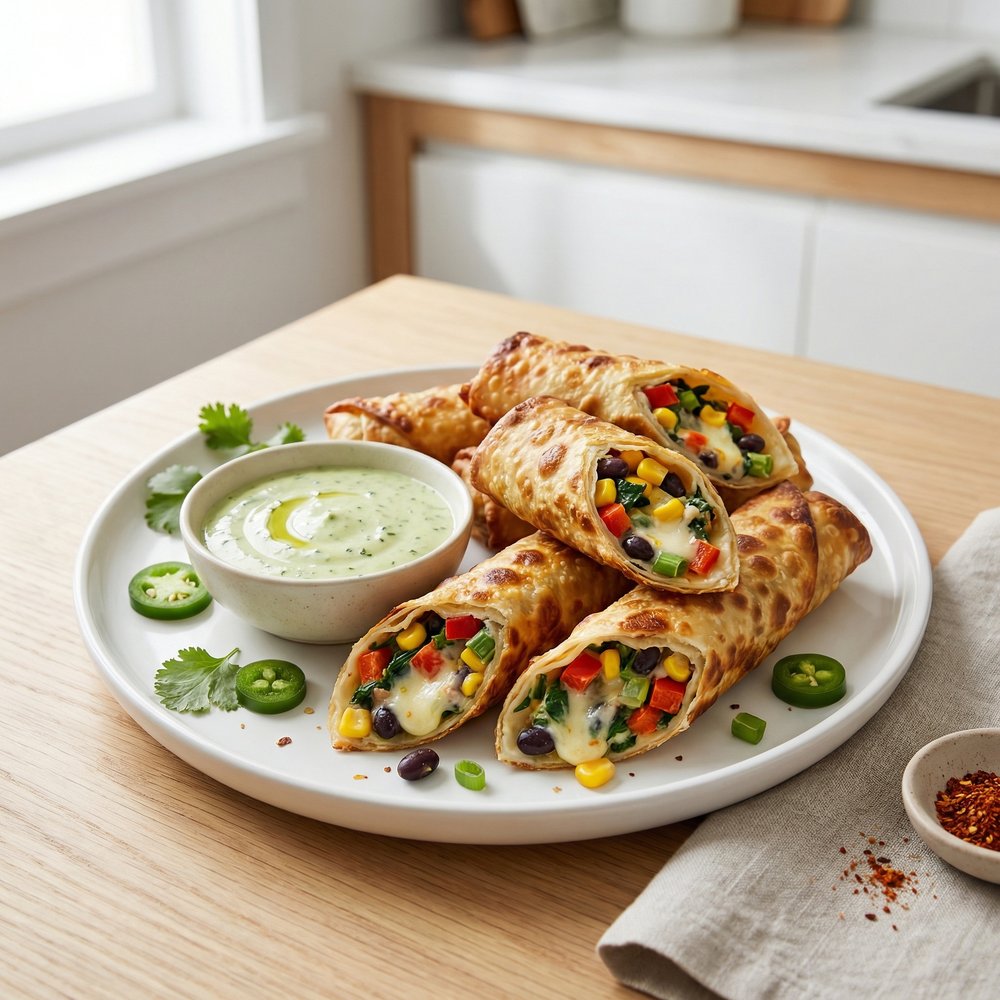 Restaurant-Style Southwestern Chicken Egg Rolls