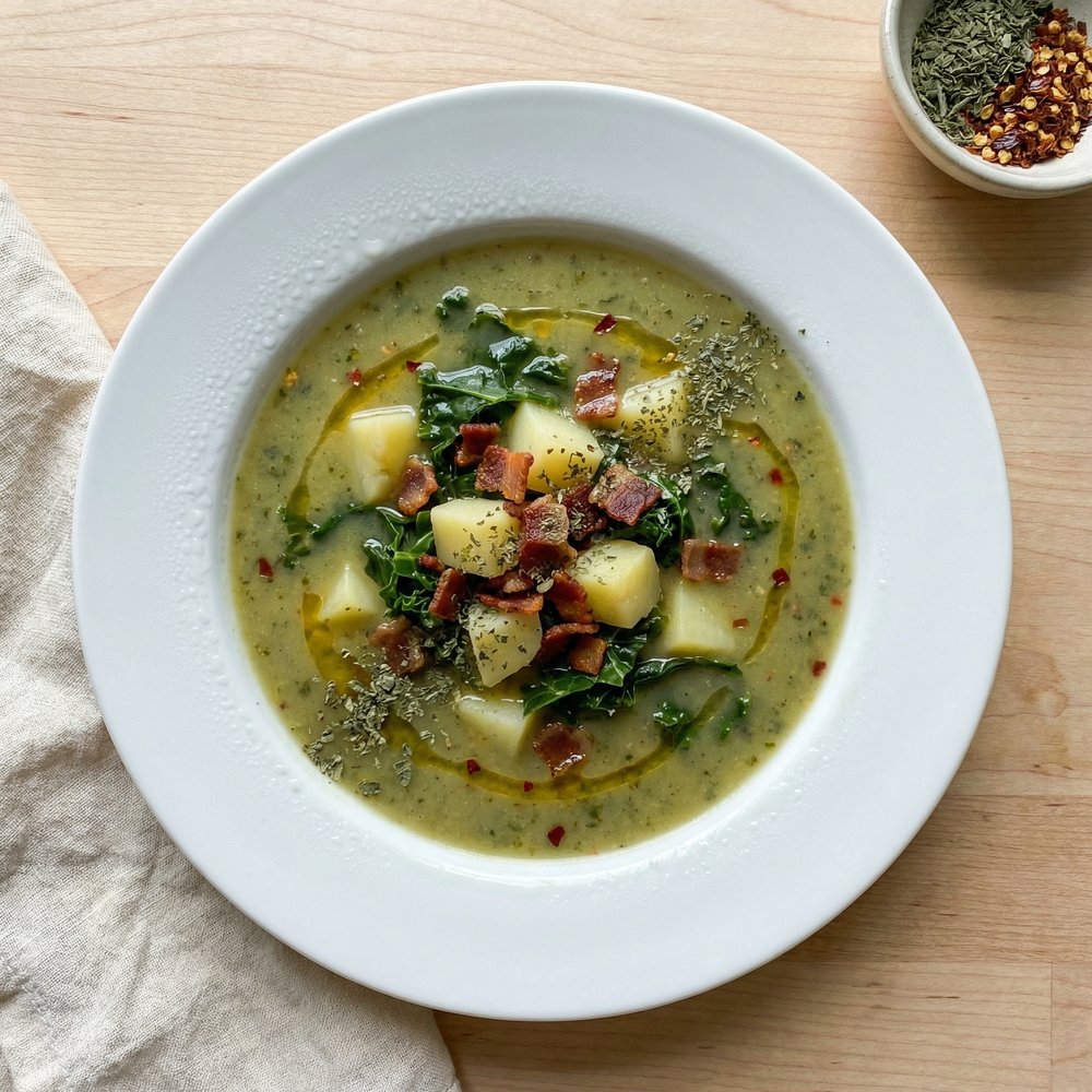 Cool Kale and Potato Soup