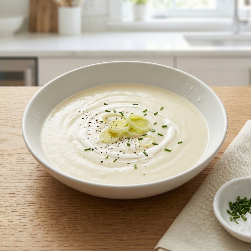 Chilled Leek and Potato Vichyssoise