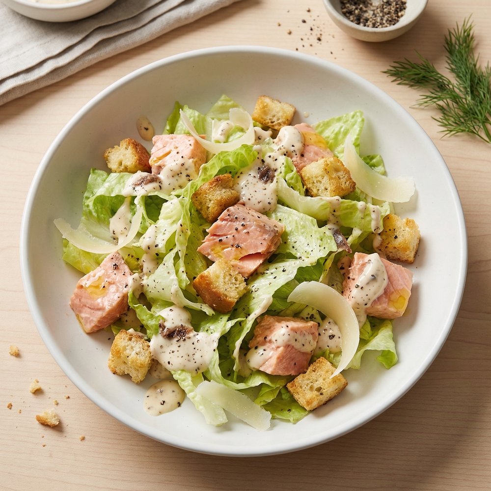 Salmon Caesar Salad