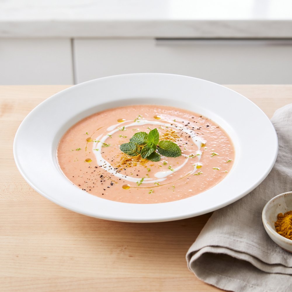 Chilled Tomato and Cucumber Soup