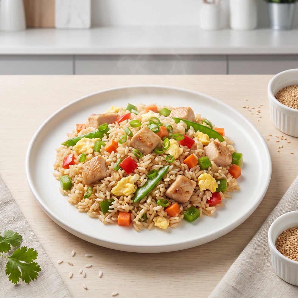 Chinese-Style Chicken Fried Rice