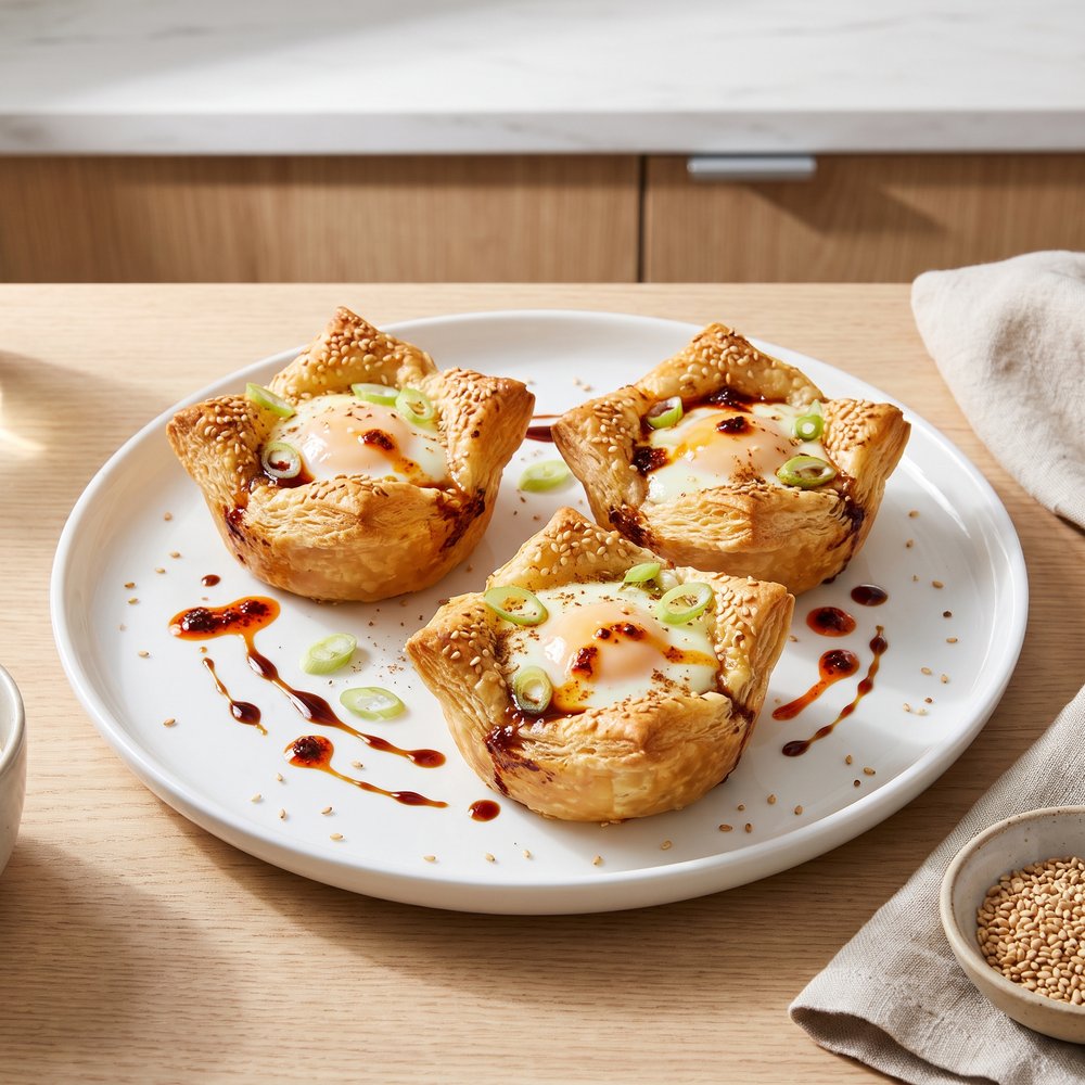 Chinese Eggs in Puff Pastry