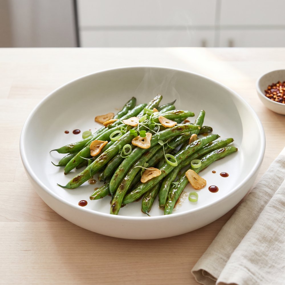 Chinese Garlic Green Beans