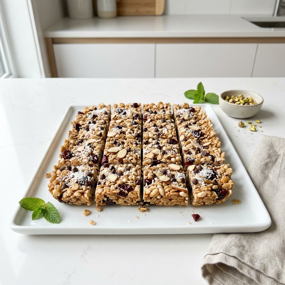 Chocolate-Cherry-Coconut Granola Bars
