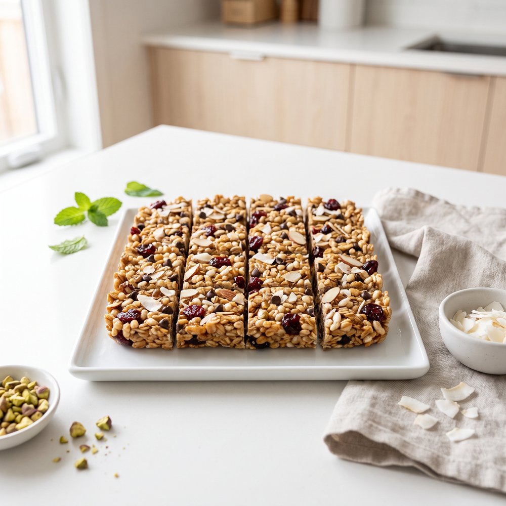 Chocolate-Cherry-Coconut Granola Bars