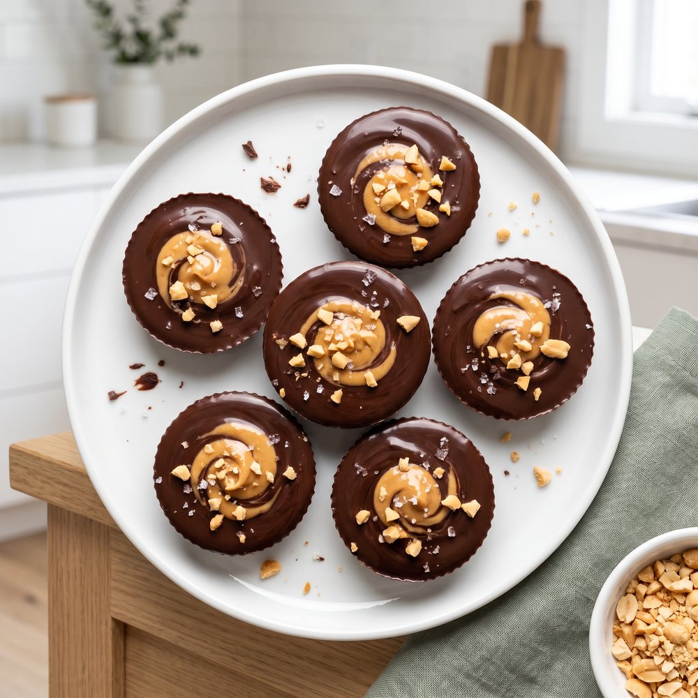 Chocolate-Peanut Butter Keto Cups