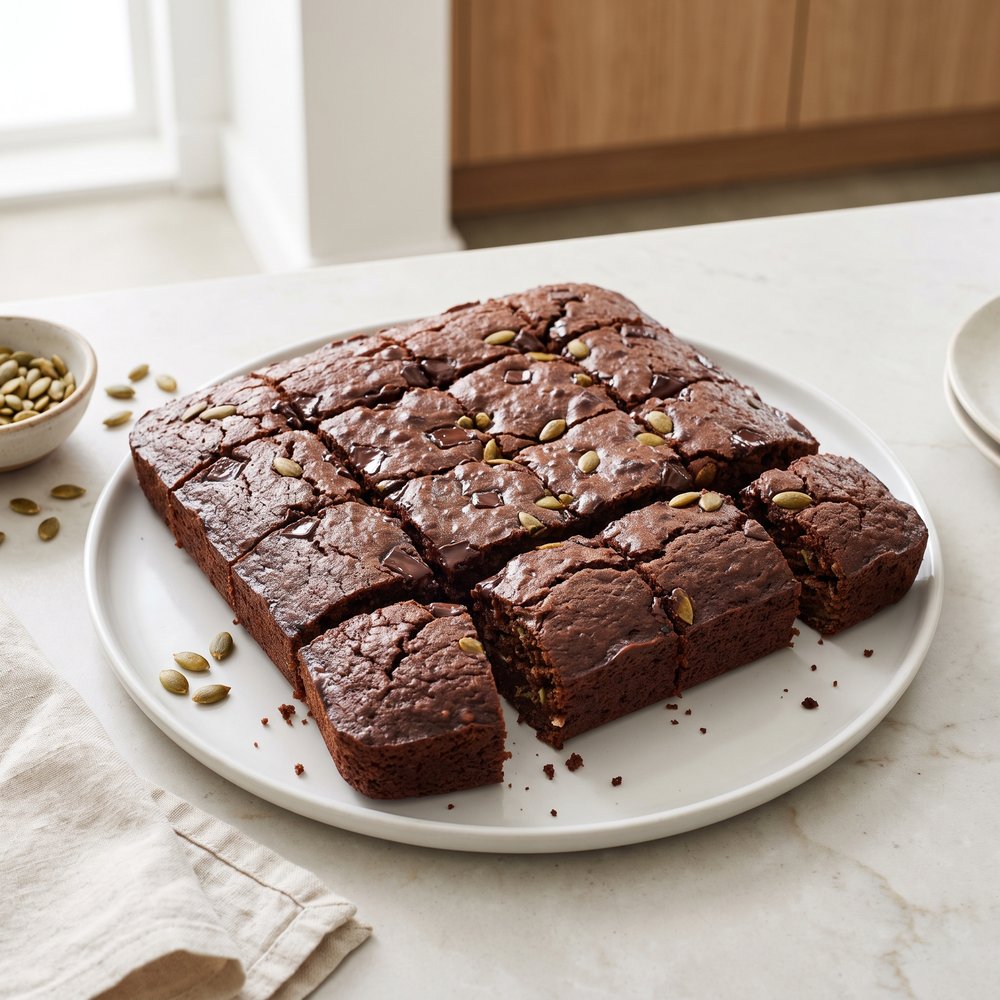 Chocolate Apple-Zucchini Snack Cake for Picnics