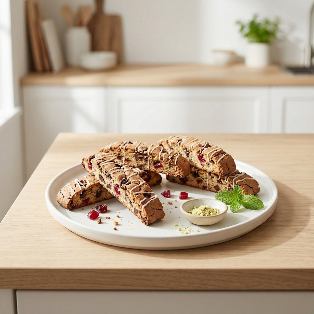 Chocolate Cherry Biscotti