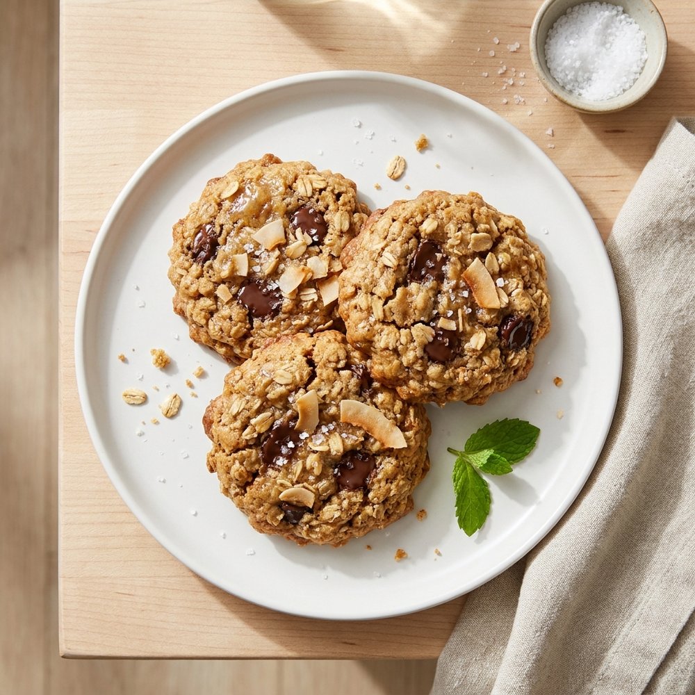 Chocolate Chip Quinoa Oat Cookies