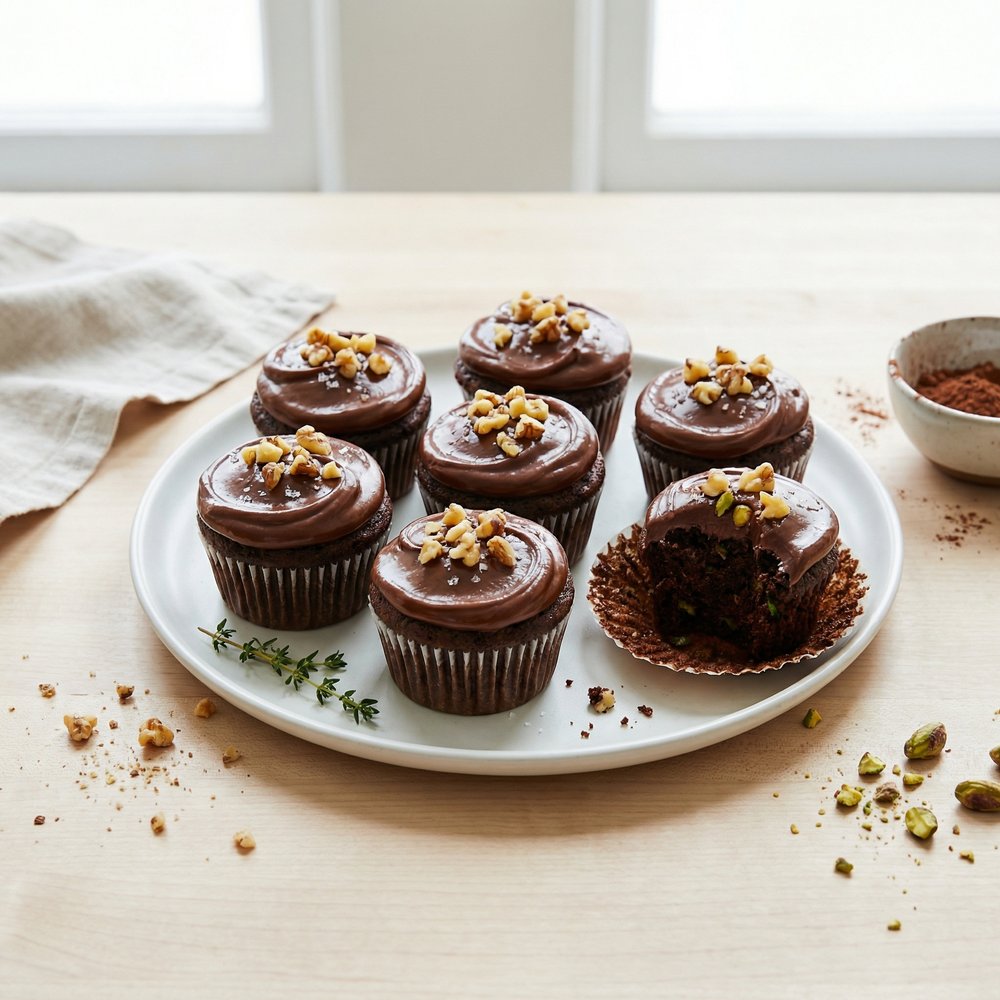 Chocolate Zucchini Cupcake Treats