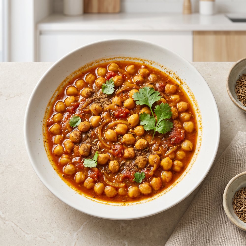 Cholay: Spiced Curried Chickpeas