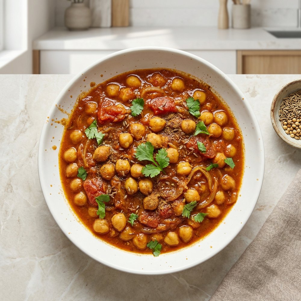 Cholay: Spiced Curried Chickpeas