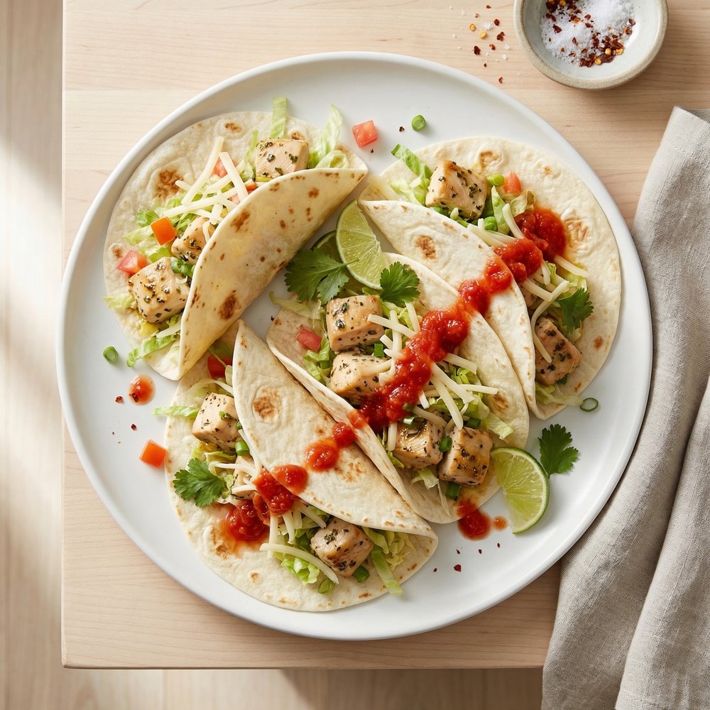 Lime Chicken Soft Tacos