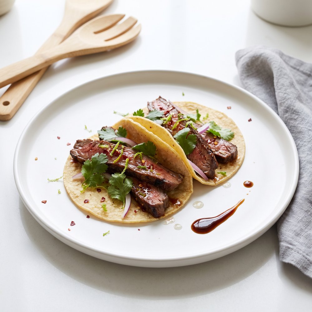 Cilantro-Lime Skirt Steak Tacos