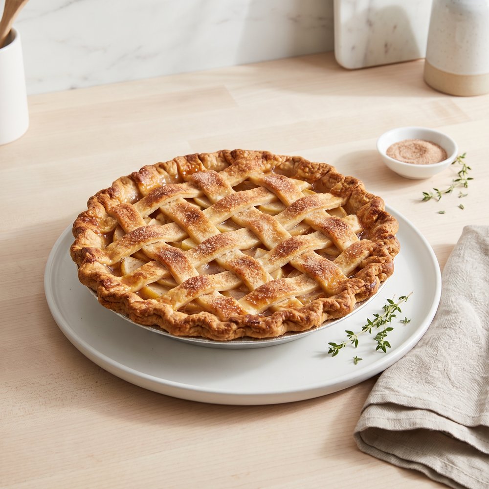 Cinnamon-Ginger Pear and Apple Pie