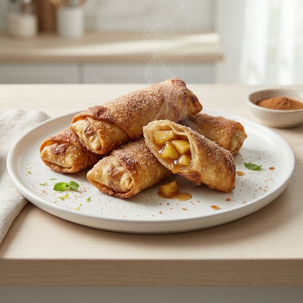 Air-Fried Apple Pie Egg Rolls