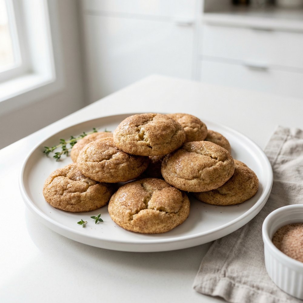 Plant-Based Snickerdoodle Cookies