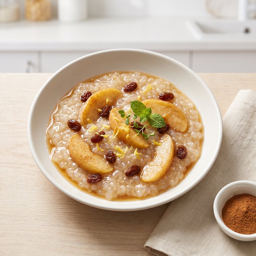 Cinnamon Apple Tapioca Dessert