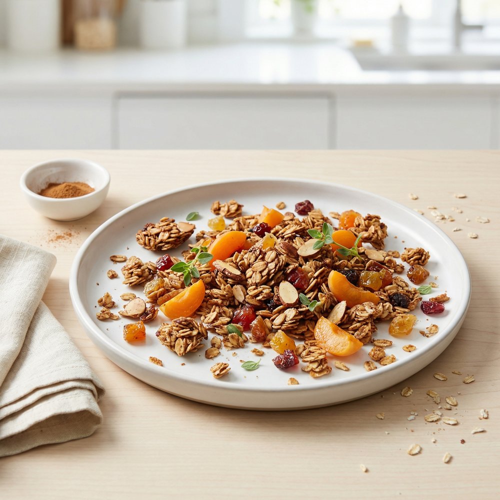 Cinnamon-Nut Vegan Granola